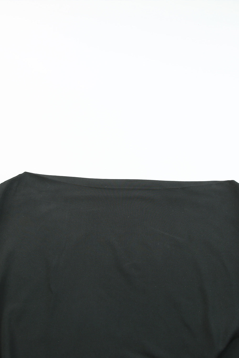 Black Tie Waist Off Shoulder Short Sleeve Tapered Jumpsuit-ECB