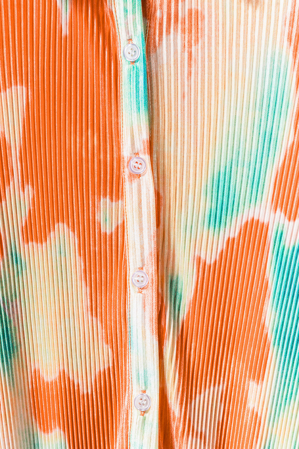 Wholesale Multicolor Bohemian Tie Dye Pleated Wide Leg Jumpsuit