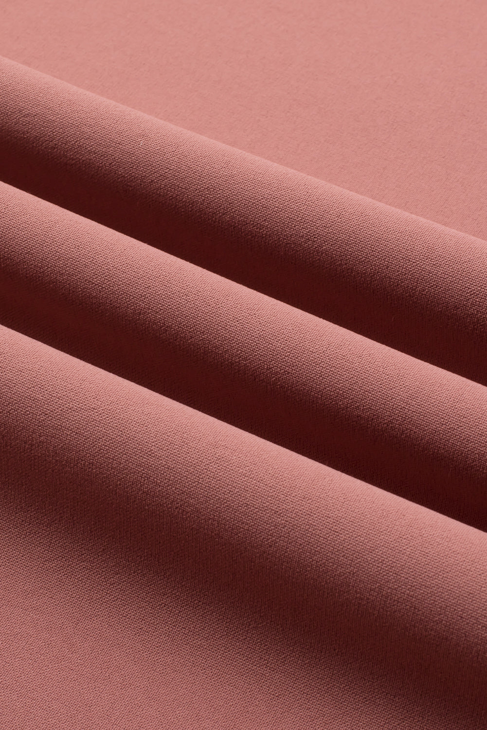 Dusty Pink Asymmetric Shoulder Ruffle Trim Belted Jumpsuit-ECB