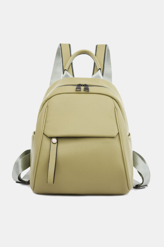 Medium PU Leather Backpack-ECB
